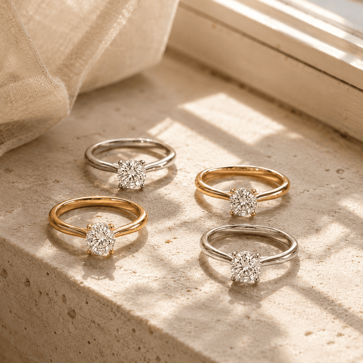 Metals for Simple Engagement Rings