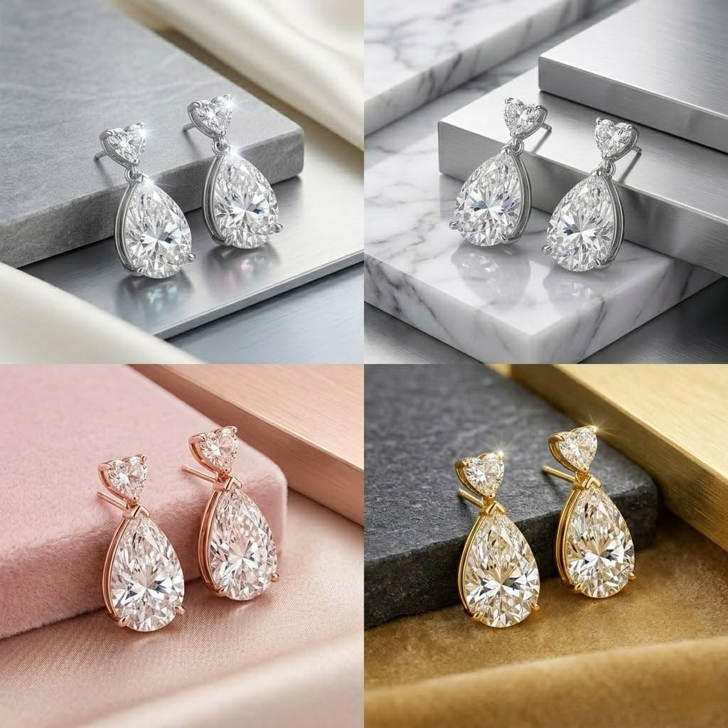 Metals for Teardrop Earrings