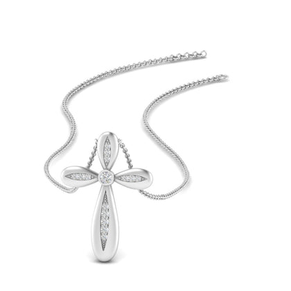 Minimalist-pave-set-cross-diamond-pendant-in-white-gold-FDPD10871-NL-WG