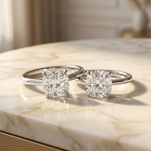 Natural vs. Lab-Grown Cushion Cut Diamonds
