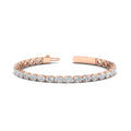 Thumbnail 2 - oval-shaped-13-carat-basket-tennis-bracelet-in-rose-gold-fdbrc10444angle2-13.00-ct-nl-rg