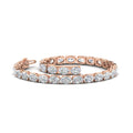 Thumbnail 3 - oval-shaped-13-carat-basket-tennis-bracelet-in-rose-gold-fdbrc10444angle2-13.00-ct-nl-rg