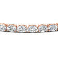 Thumbnail 4 - oval-shaped-13-carat-basket-tennis-bracelet-in-rose-gold-fdbrc10444angle2-13.00-ct-nl-rg
