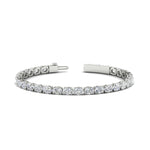 Load image into Gallery viewer, oval-shaped-13-carat-basket-tennis-bracelet-in-white-gold-fdbrc10444angle2-13.00-ct-nl-wg
