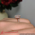 Load image into Gallery viewer, Oval-diamond-ring-with-hidden-halo-in-rose-gold-FD11489R-2