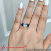 Load image into Gallery viewer, Three Stone Oval Basket Lab Grown Ring