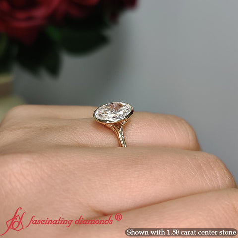 Oval-shaped-bezel-set-split-shank-diamond-ring-in-14k-yellow-gold-FD11229OVR-5