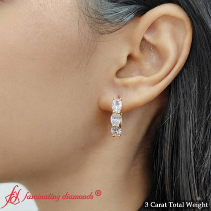 Oval-shaped-huggie-hoops-3-stone-earrings-in-yellow-gold-fdear11727-2
