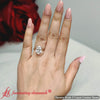 Load image into Gallery viewer, Oval-shaped-two-tone-1.5-mm-comfort-fit-solitaire-ring-in-yellow-gold-fdens11590ovr-4