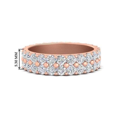 Pavé-Set-Double-Row-Diamond-Wedding-Band-2.50-Carat-in-rose-gold-FD11378B-2.50CT-NL-RG-HW
