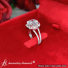 Load image into Gallery viewer, Pave-split-shank-halo-diamond-ring-in-white-gold-fd9979ror-3ct-5