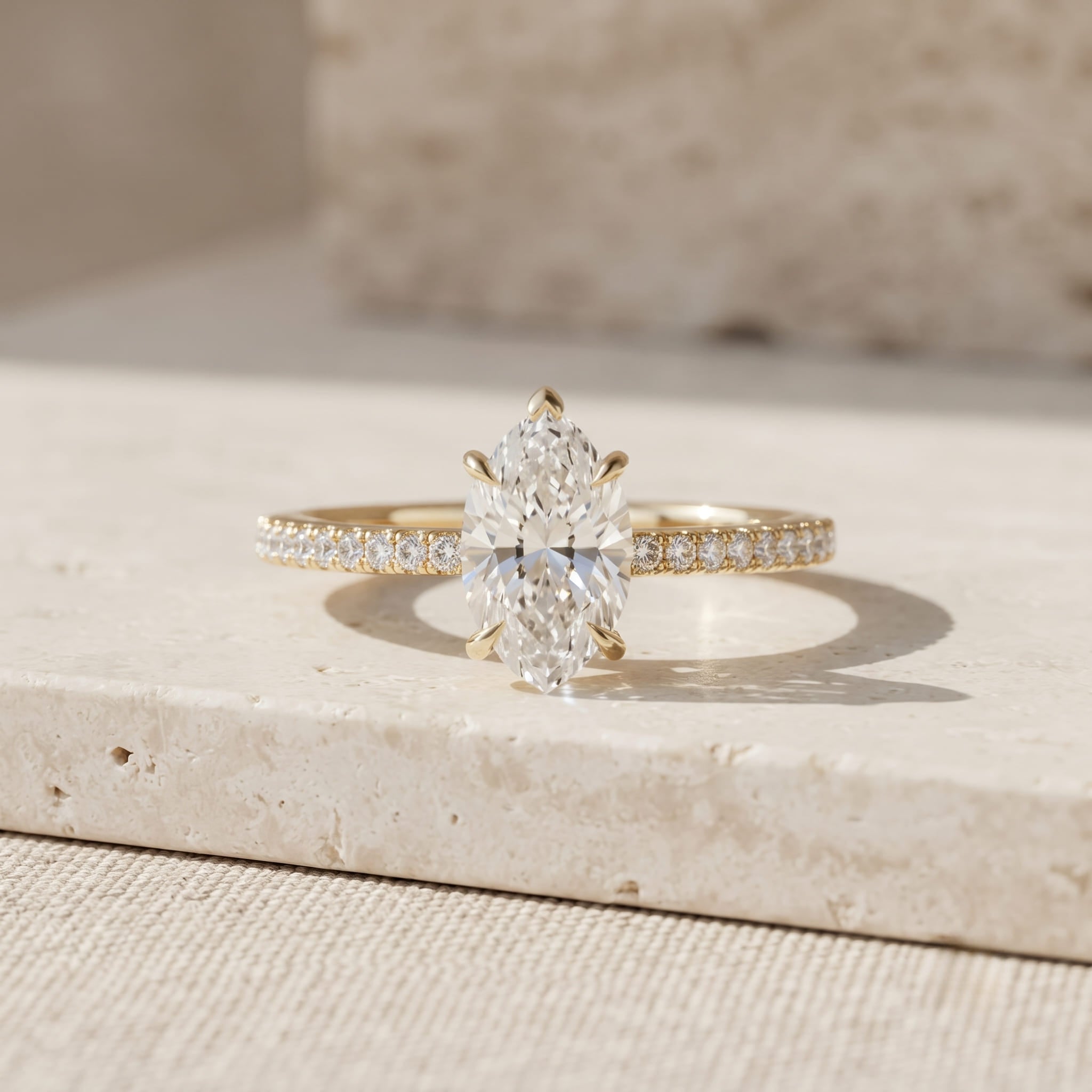 Pavé Band Solitaire