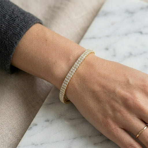 Pavé Set Tennis Bracelet
