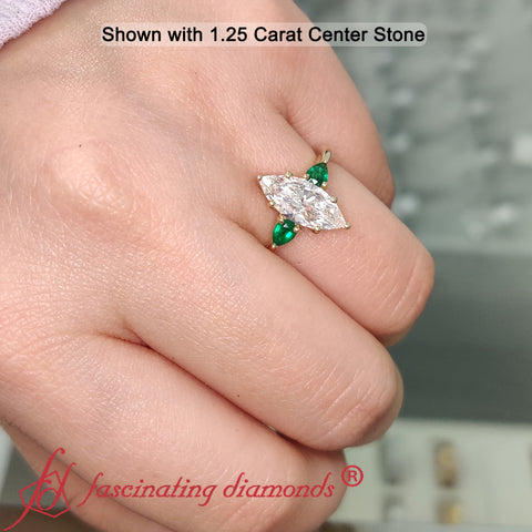 pear-diamond-cathedral-marquise-cut-engagement-ring-with-emerald-in-yellow-gold-fdenr9210mq