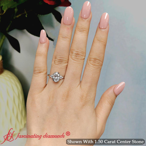 Petite-bezel-set-oval-shaped-diamond-engagement-ring-in-white-gold-FD9175OVR-4