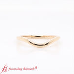 Load image into Gallery viewer, Plain Curved Wedding Band
