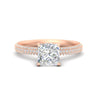 Load image into Gallery viewer, Princess-cut-triple-row-underhalo-pave-engagement-ring-in-rose-gold-fd11557prr-nl-rg.jpg
