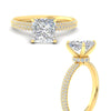 Load image into Gallery viewer, Princess-cut-triple-row-underhalo-pave-engagement-ring-in-yellow-gold-fd11557prr-nl-yg.jpg