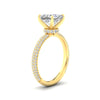 Load image into Gallery viewer, Princess-cut-triple-row-underhalo-pave-engagement-ring-in-yellow-gold-fd11557prr-nl-yg.jpg