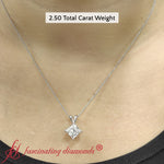 Load image into Gallery viewer, Princess_Cut_Solitaire_Kite_Diamond_Pendant_In_14K_White_Gold-FDPD10811PR-2.50_CT_WG?v=1758014492
