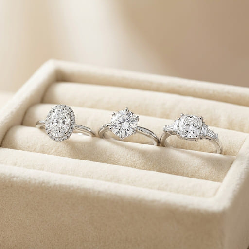 Priority Two: Choose a Diamond Shape and Setting Combination That's Ready to Ship