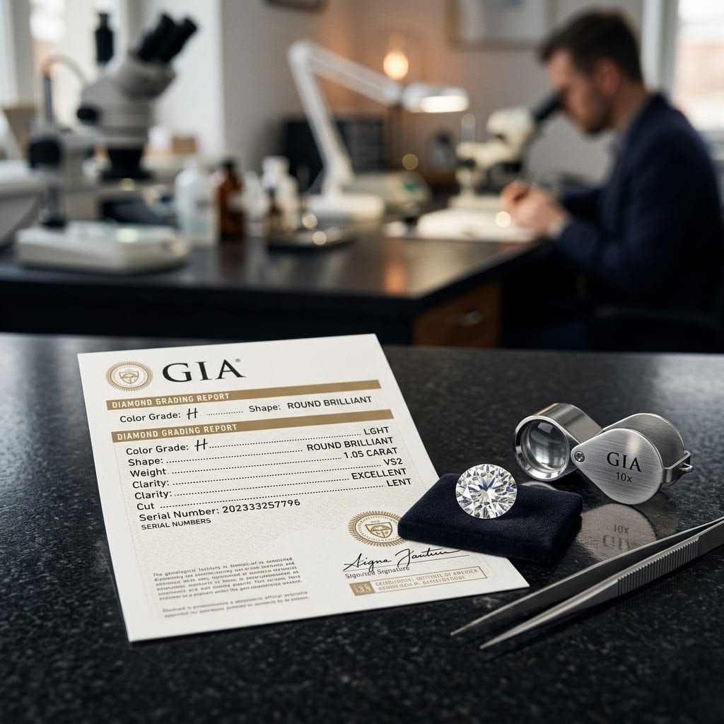 Reading a Diamond Color Grade on a Certificate
