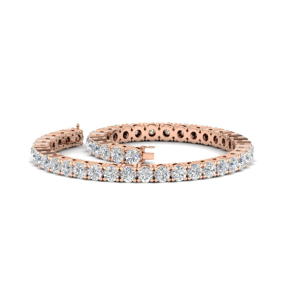 Real-Diamond-Tennis-Bracelet-9-Carat-In-Rose-Gold-FDBRC8635ROANGLE4-9.00-CT-NL-RG