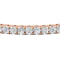 Thumbnail 4 - Real-Diamond-Tennis-Bracelet-9-Carat-In-Rose-Gold-FDBRC8635ROANGLE5-9.00-CT-NL-RG
