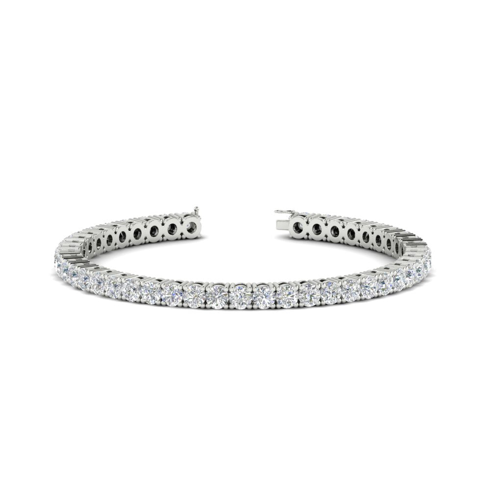 Real-Diamond-Tennis-Bracelet-9-Carat-In-White-Gold-FDBRC8635RO-9.00-CT-NL-WG