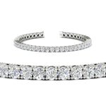 Load image into Gallery viewer, Real-Diamond-Tennis-Bracelet-9-Carat-In-White-Gold-FDBRC8635ROANGLE2-9.00-CT-NL-WG
