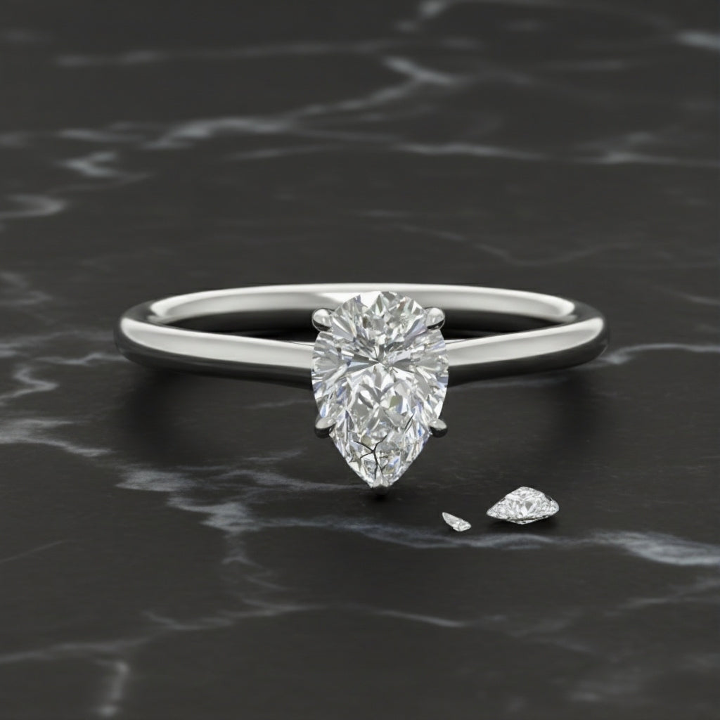 4. Rings with Pointed Diamond Tips That Crack Easily