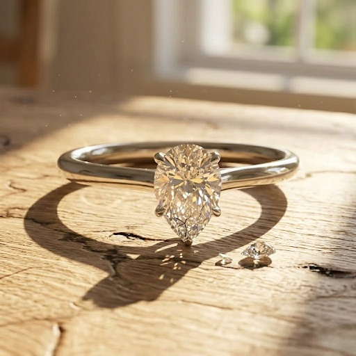 4. Rings with Pointed Diamond Tips That Crack Easily