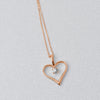 Load image into Gallery viewer, Solitaire Heart Pendant