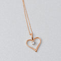 Thumbnail 12 - Solitaire Heart Pendant