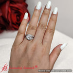 Load image into Gallery viewer, Round-cut-swirl-diamond-split-shank-engagement-ring-for-women-in-14k-white-gold-fd8027ro-1