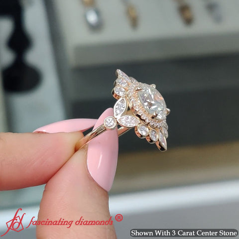 Round-halo-floral-diamond-engagement-ring-in-rose-gold-FD9822ROR-6
