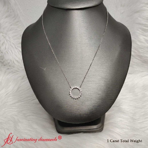 Round Open Circle Pendant