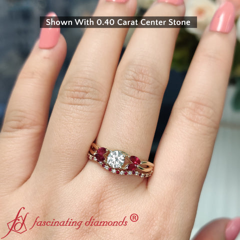 Round_Cut_Twisted_Diamond_Bridal_Set_With_Ruby_In_18K_Yellow_Gold-FD8300-GRO