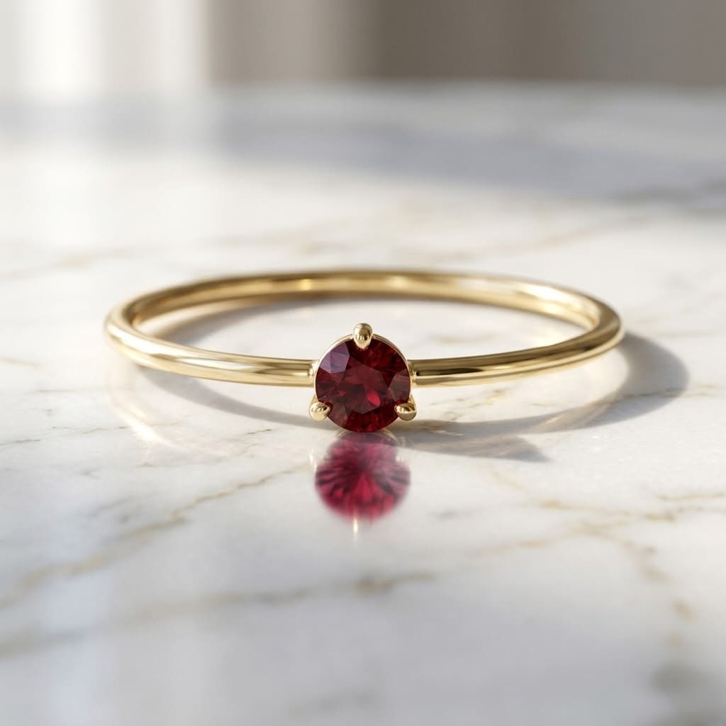 Ruby Solitaire-Style Band