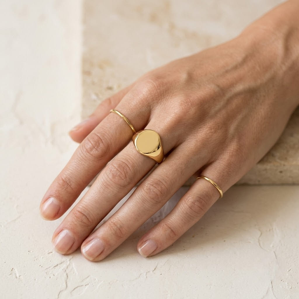 Signet Ring Finger Placement for Women