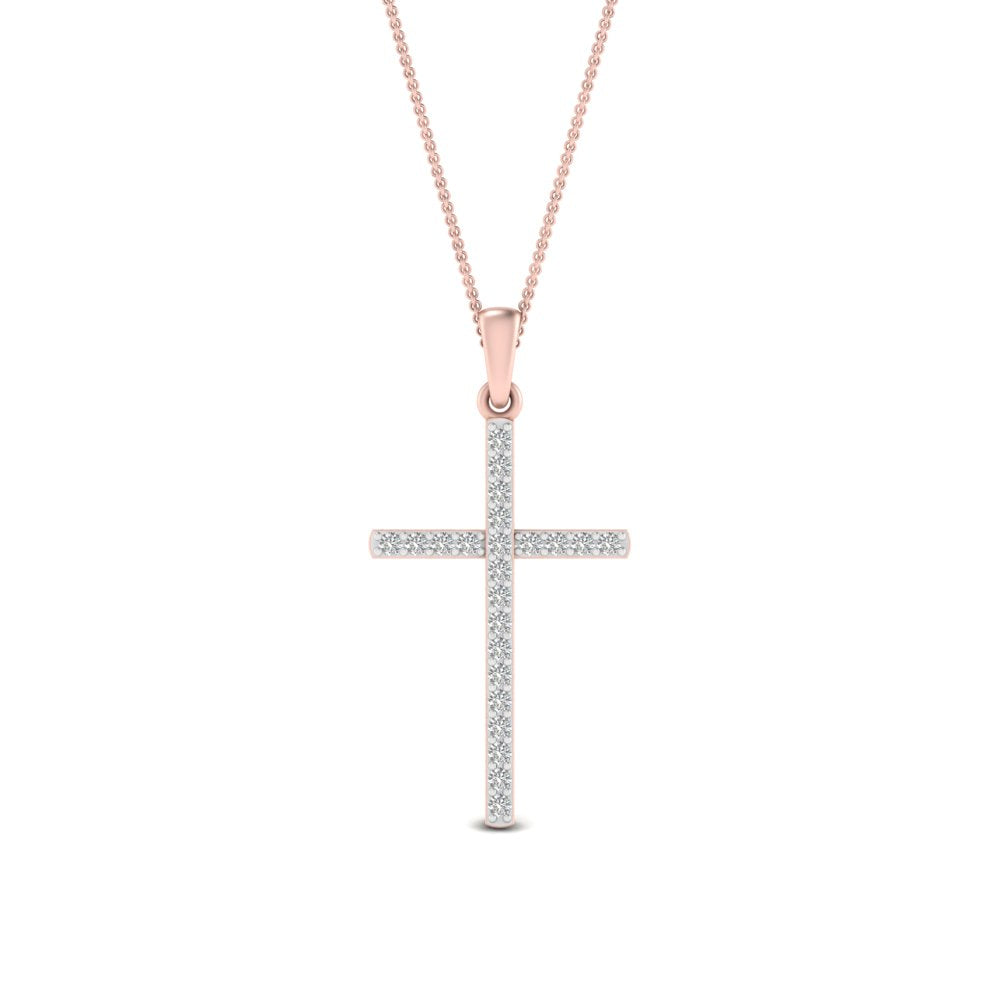 Simple-diamond-cross-pendant-in-rose-gold-FD-PD10797ANGLE1-NL-RG