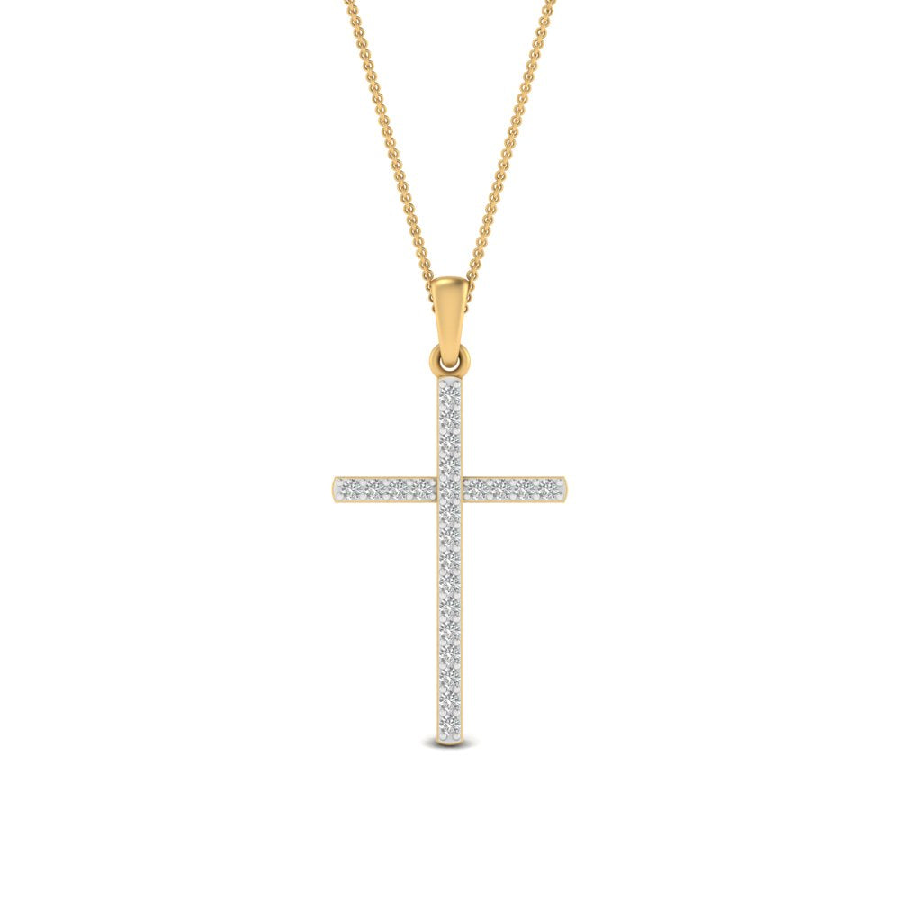 Simple-diamond-cross-pendant-in-yellow-gold-FD-PD10797ANGLE1-NL-YG