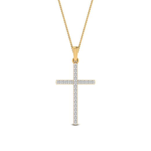 Simple-diamond-cross-pendant-in-yellow-gold-FD-PD10797ANGLE1-NL-YG
