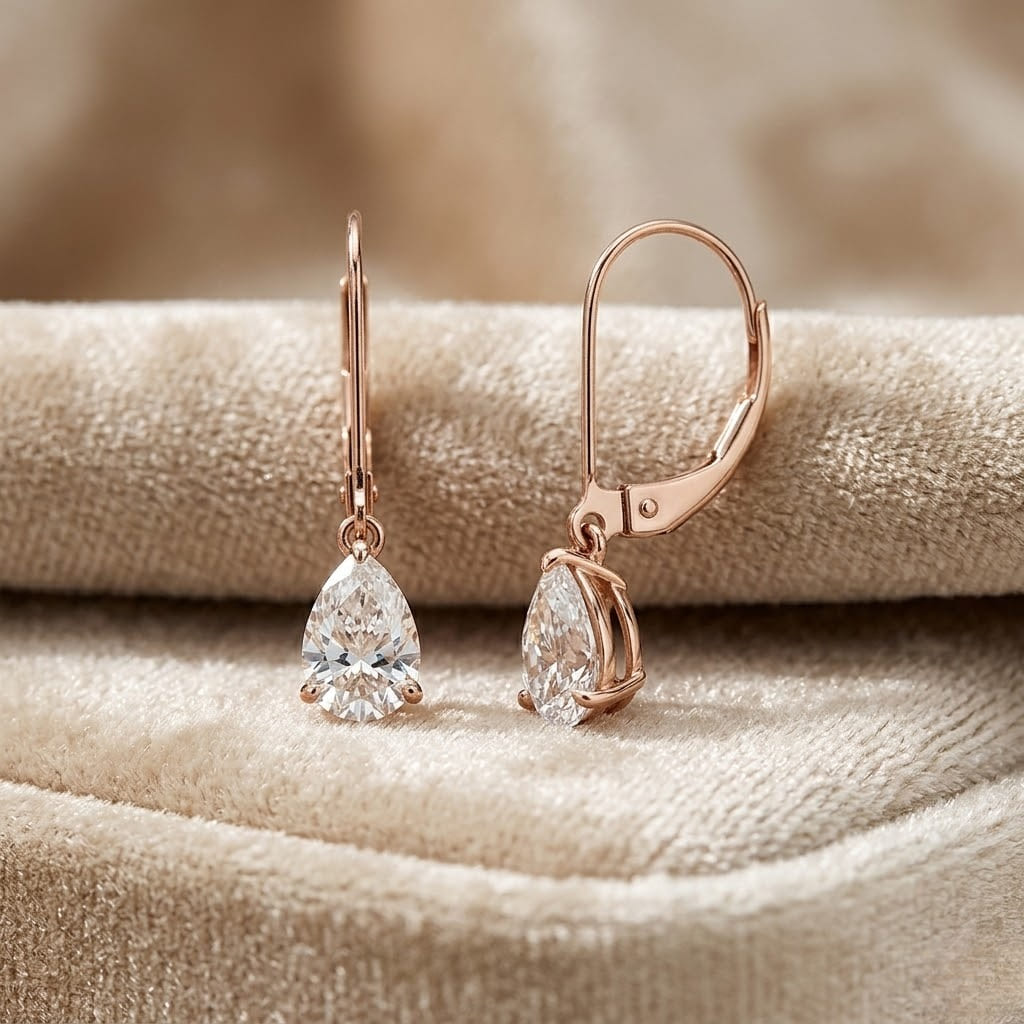 Simple Teardrop Drop Earrings