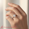 Load image into Gallery viewer, Solitaire-knife-edge-engagement-ring-fdens9239r-model