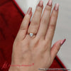 Load image into Gallery viewer, Heart Shaped Solitaire Knife Edge Engagement Ring