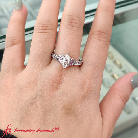 Split-band-antique-marquise-cut-pink-sapphire-engagement-ring-in-white-gold-FD9816MQR-1