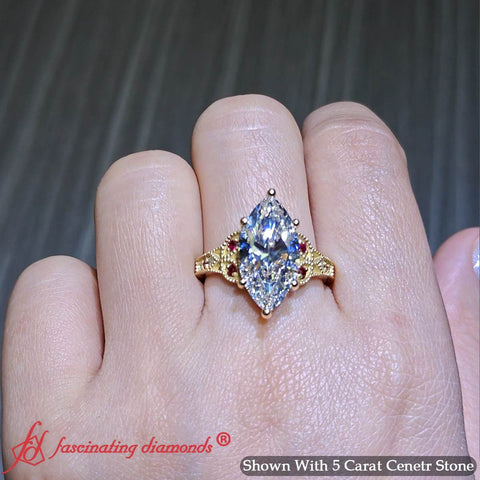Split-band-antique-marquise-cut-pink-sapphire-engagement-ring-in-yellow-gold-FD9816MQR-10