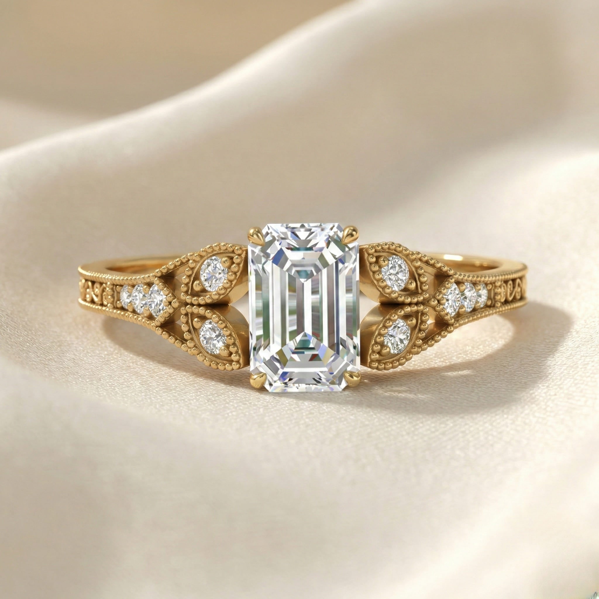 9. Radiant Cut Engagement Rings