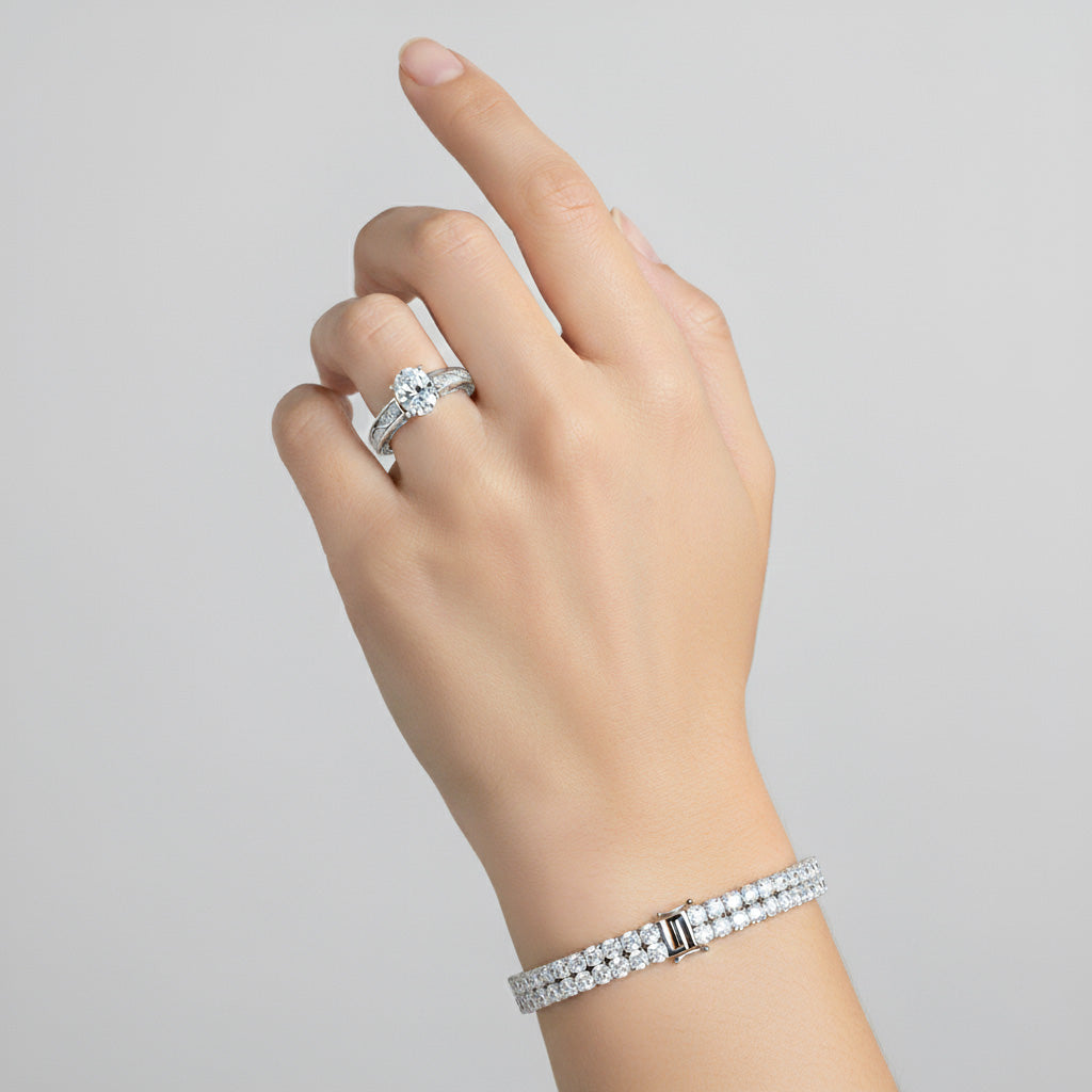 Styling Engagement Rings & Wedding Bands with Other Jewelry